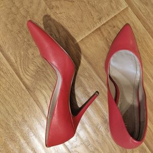 Leather heels size 9